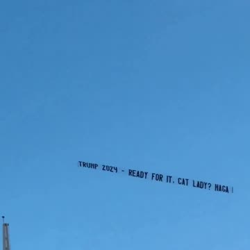 Massive 'Trump 2024' Banner Flies Over Taylor Swift Concert