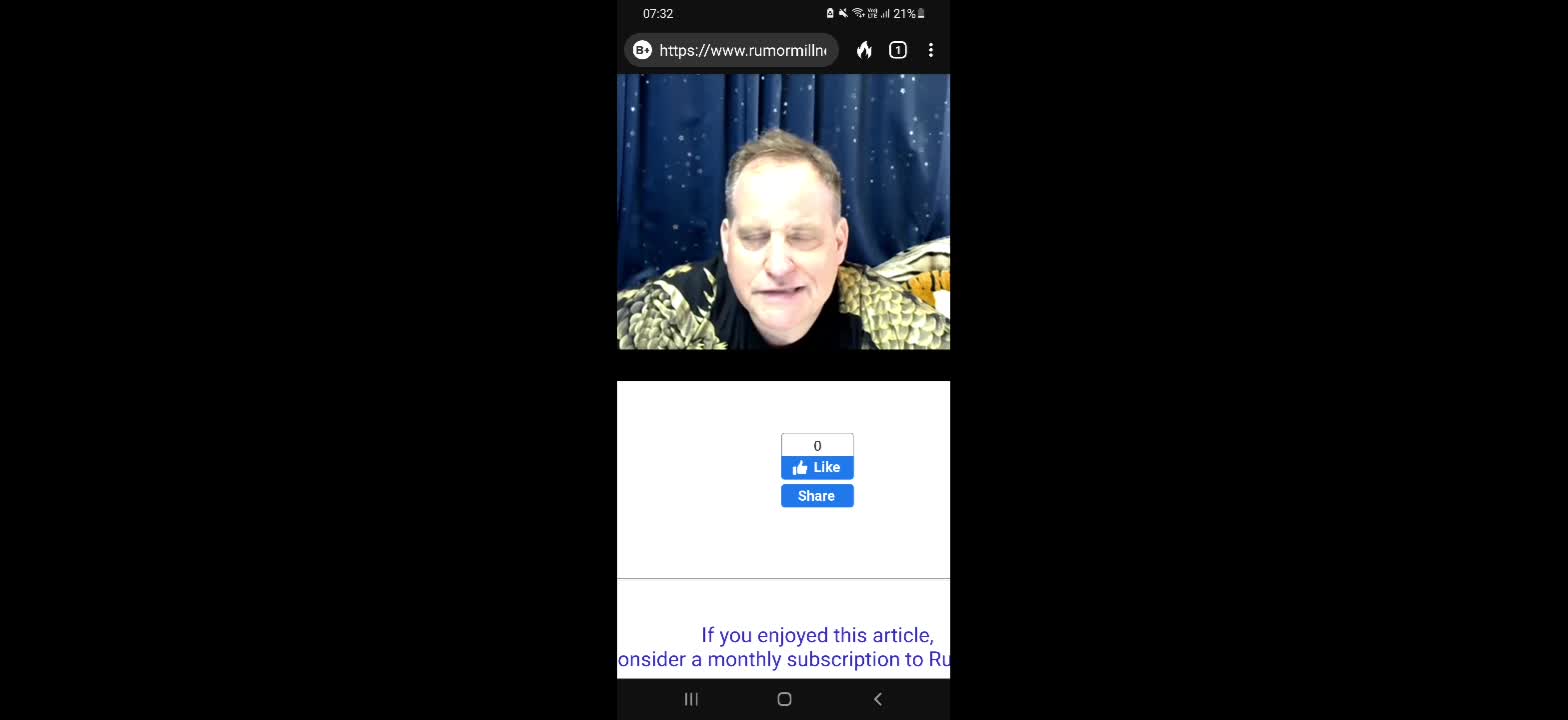 DID YOU KNOW? BENJAMIN FULFORD UPDATE.