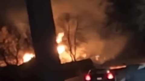 Train derailment in Mn