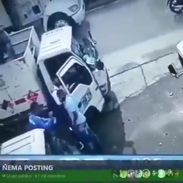 Dumb robber never expects what's coming from above