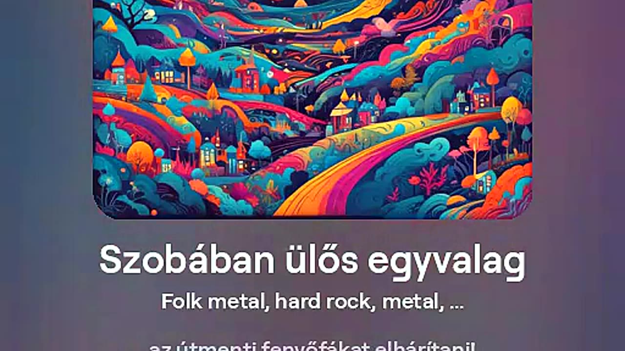 Szobában ülős - AI-generált folk, folk metál vicces szöveggel