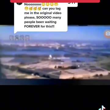 Footage of the plane (cruise missile) hitting the Pentagon, Washington, USA, 9/11/2001