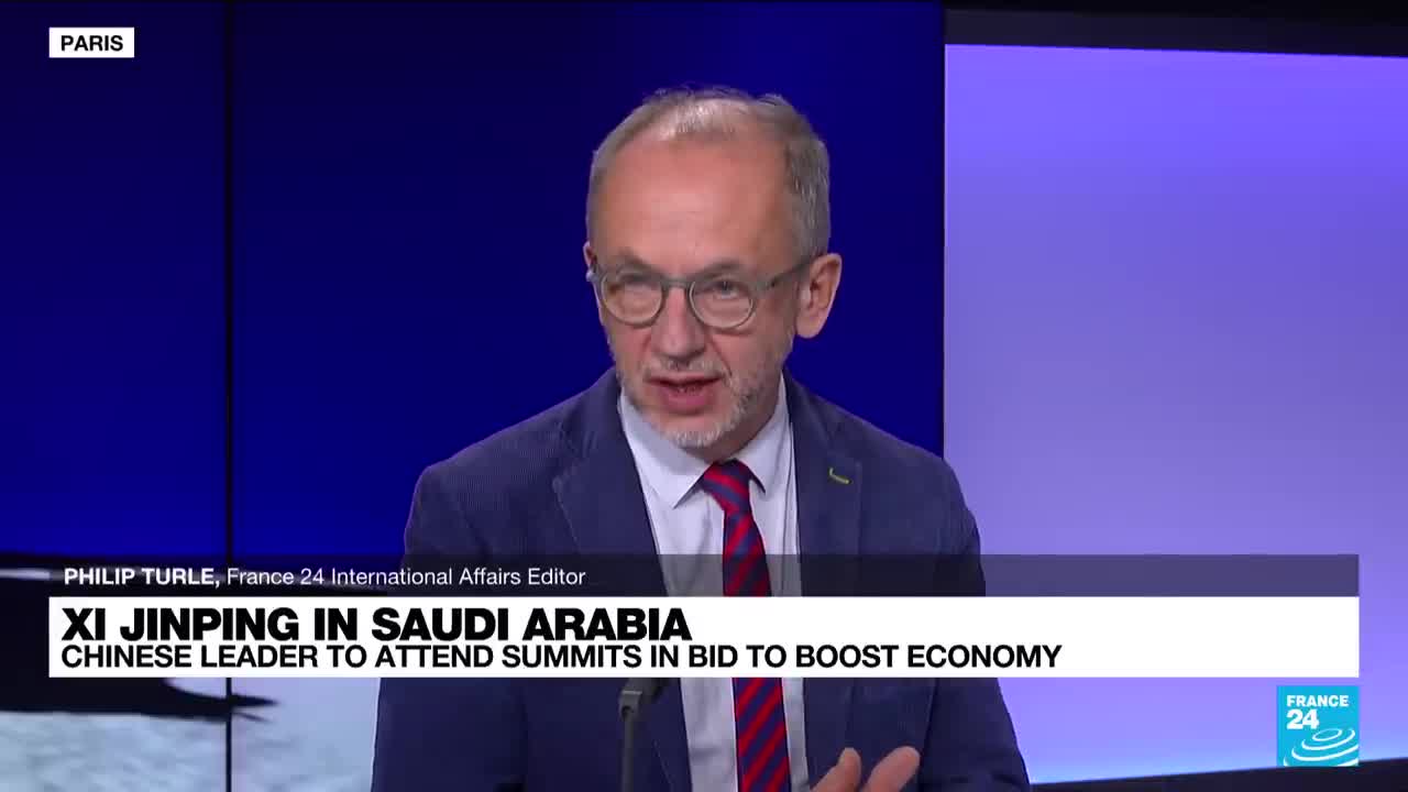 China's Xi Jinping arrives in Saudi Arabia for energy-focused visit • FRANCE 24 English