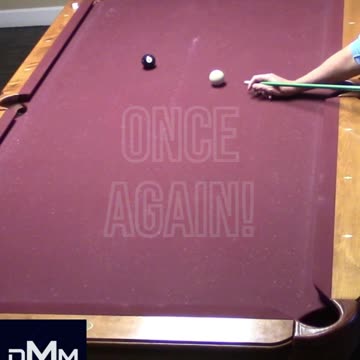 8 BALL BANK INTO THE CORNER POCKET!