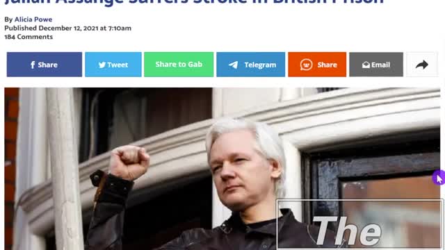 Julian Assange Had A Stroke