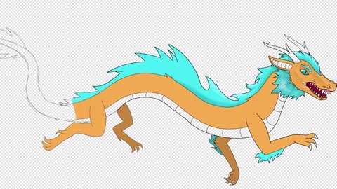 yt1s.io-Speedpaint- Sketch to Shading Chinese Dragon