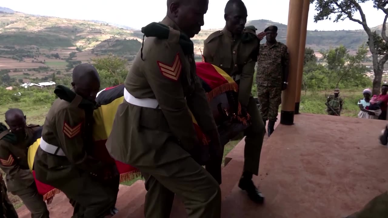 Ugandan Olympian Cheptegei's coffin arrives home ahead of burial