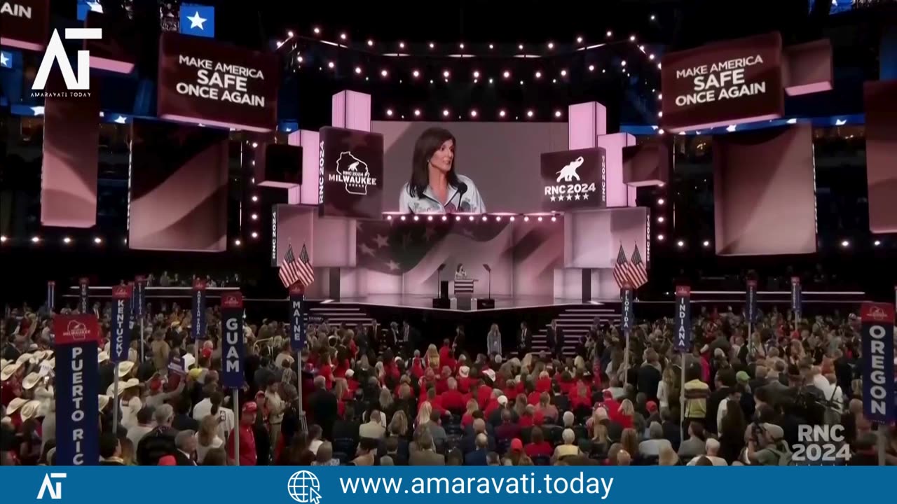 Nikki Haley's Inspiring Speech at Republican National Convention | Amaravati Today News