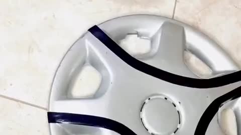 Automobile wheel hub painting