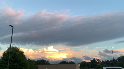 Strange looking clouds