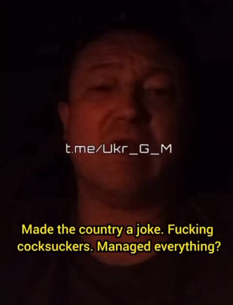 Ukrainian expressed everything he thinks about the authorities in his country.