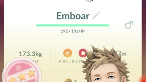 Pignite evolve 100IV 😨😨😨😨