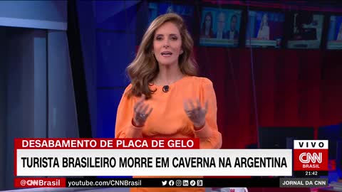 Brasileiro morre em caverna na Argentina após queda de placa de gelo