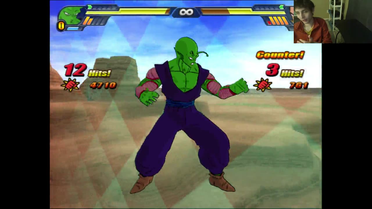 Dragon Ball Z Budokai Tenkaichi 3 Battle #107 With Live Commentary - Vegeta VS Piccolo