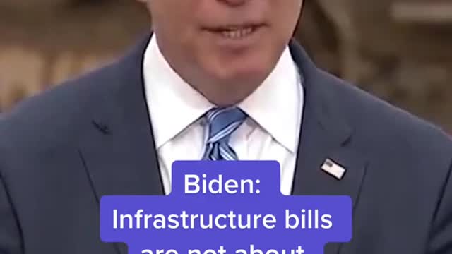 Biden: Infrastructure bills are not about 'left versus right'