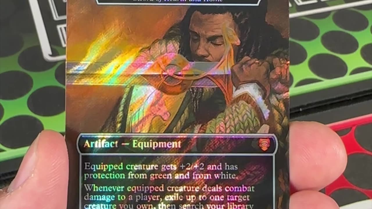 MTG Casual Commander : Vault - Tyler - Herugrim, Sword of Rohan #mtg #shiny #vault #surgefoil #fyp