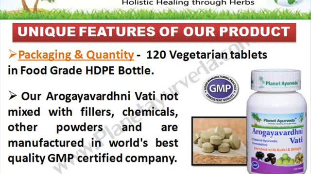 Arogyavardhini Vati- Benefits, Uses, Dosage & Side Effects