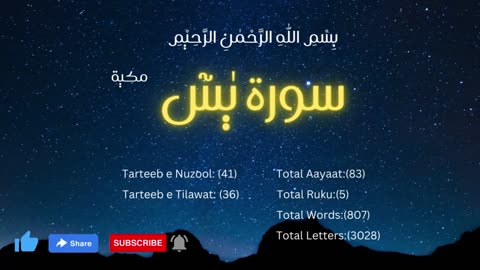 Surah YaSin | سورة يسٓ | Beautiful Recitation