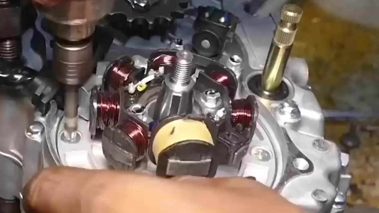 Bike engine Assemble by hand