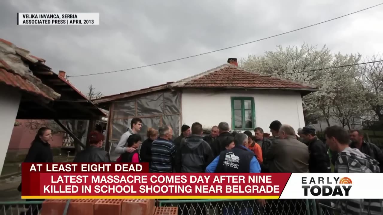 Serious shooting - 8 dead, 14 wounded in Serbia shooting