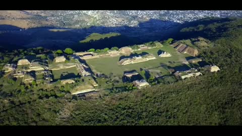 Las ruinas de Monte alban Oaxaca