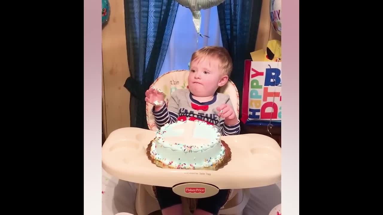 Baby's reaction when trying adult food