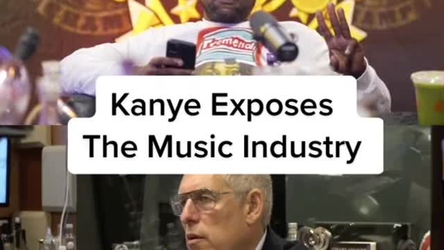 Watch Kanye West run his mouth about the music industry
