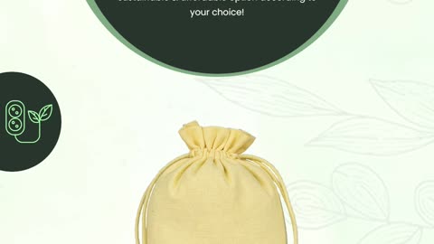 Plain Cotton Pouches - Multipurpose & Reusable