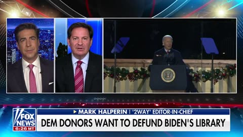 Dem Donors want to defund Biden's presidential library: Mark Halperin