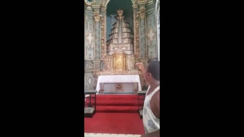 Altar Maçônico na Catedral de São Luís do Maranhão