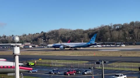 WH002 departure from Boeing Field