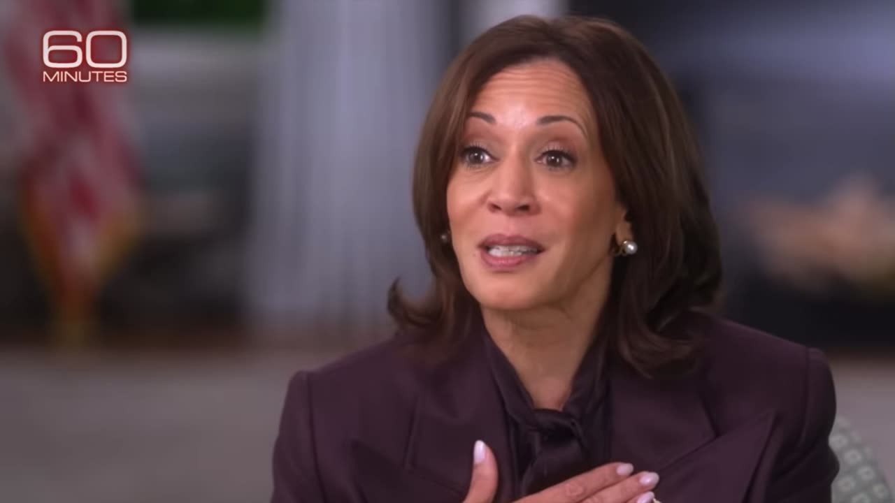 60 minutes with Kamala Harris / Highlights