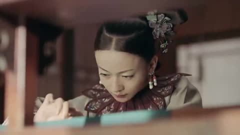 綉畫🌹純貴妃搶了魏瓔珞刺綉獻給太后，可皇上一眼就看出，這是魏瓔珞的作品！_ 延禧攻略Chinese Drama 