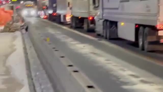 The truckers have shut down the ambassador bridge. *See description*