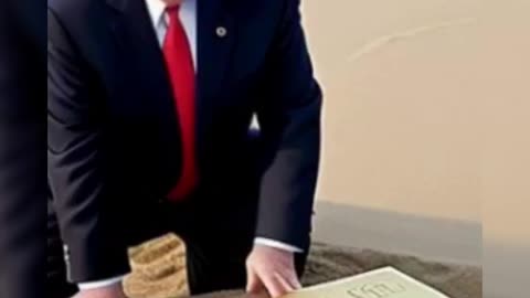 Senator Bob Menendez New Jersey Senator riding the Sphinx of Gold Bars | Parody.