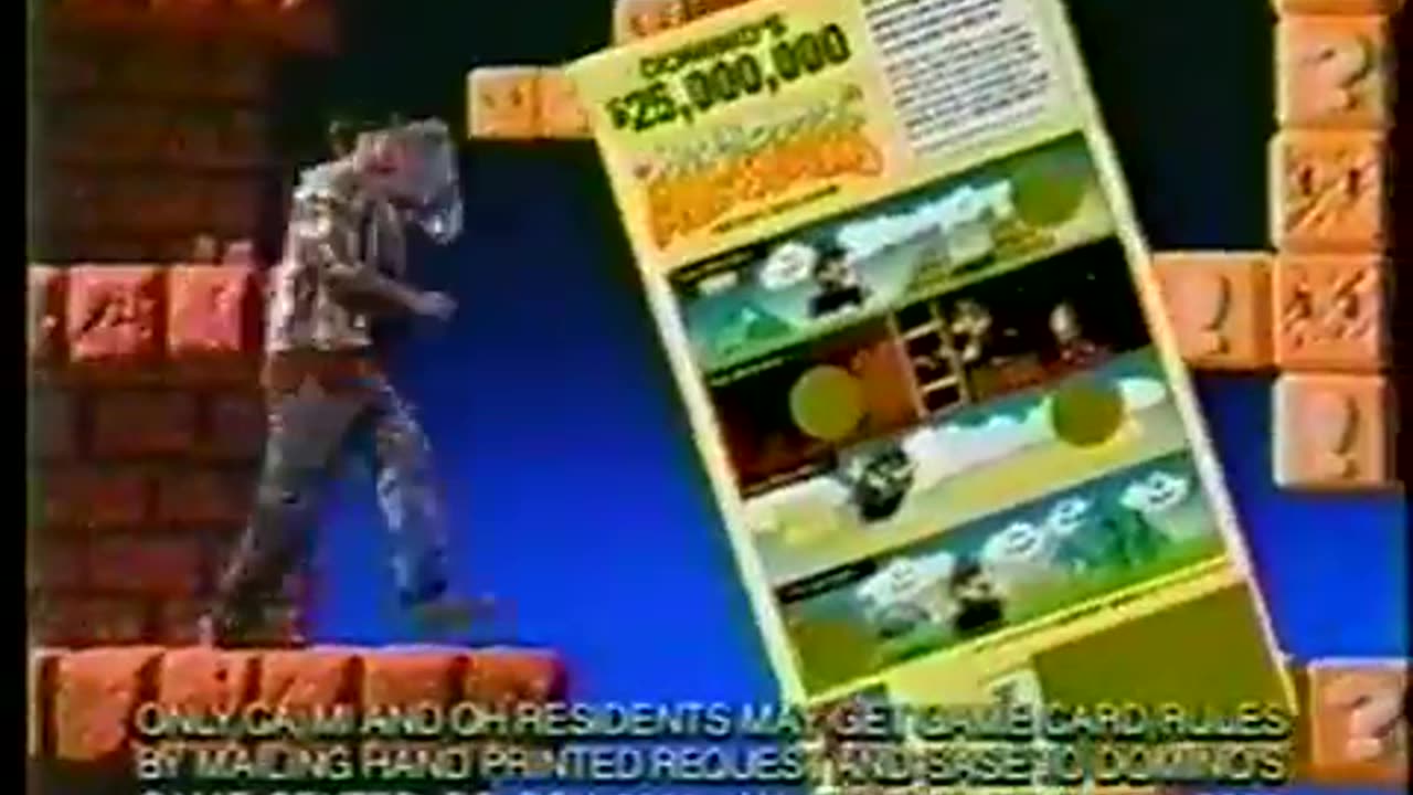 1993 - Super Mario Pizza Promo