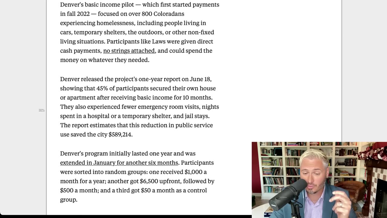 Denver Gave The Homeless $1,000 Per Month And It Worked Perfectly _ The Kyle Kulinski Show