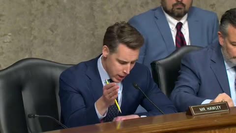 Josh Hawley Confronts Witness On Illegal Immigration