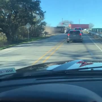 Horror train crash at #Texas crossing as cargo train barrels through semi-truck blocking tracks.