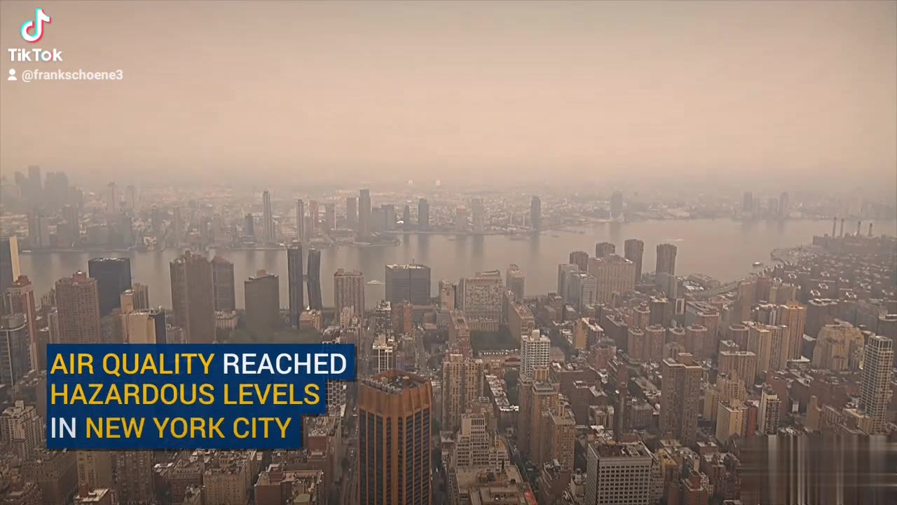 NYC Canadian Wildfire June 7, 2023
