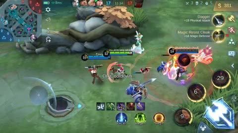 MLBB: Hanabi gameplay