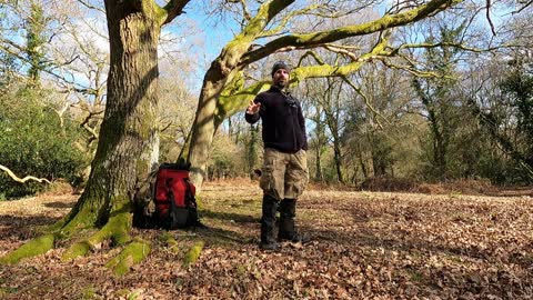 Arrived at an ironage fort. New forest. 25th Feb 2022