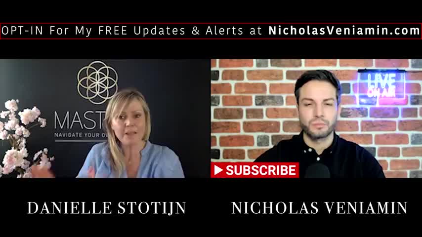 DANIELLE STOTIJN SAYS TRUMP MAY BE ARRESTED AS PART OF MILITARY PLAN WITH NICHOLAS VENIAMIN