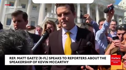Gaetz Schools the Media