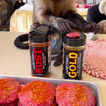 Saturday burger making!!! With our fav spices!!! Payne County Rust stuff!!! #Shorts