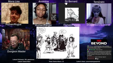 Session 2 of Daria's First D&D adventure