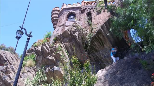 Santa Lucia Hill in Santiago, Chile