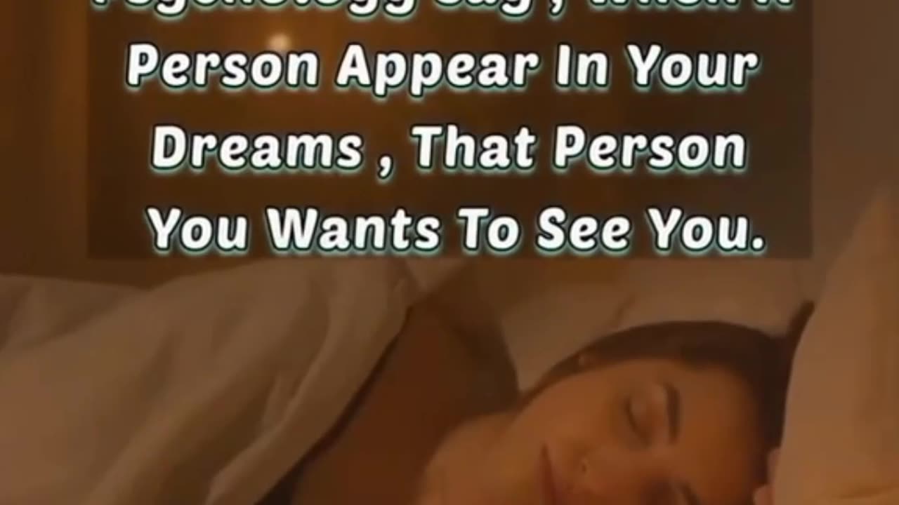 Psychology Knowledge 0001 - Person Appear in Your Dreams