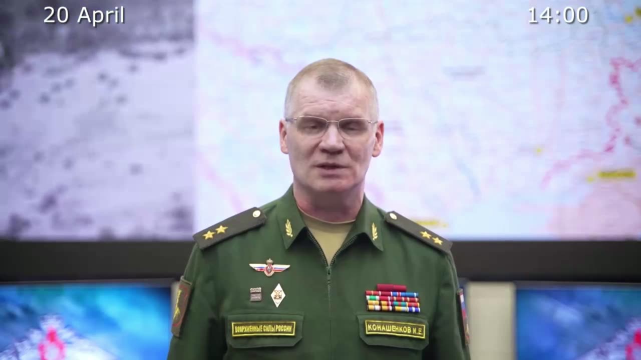 Russian Defence Ministry report on the progress of the special military operation (19 April 2023)