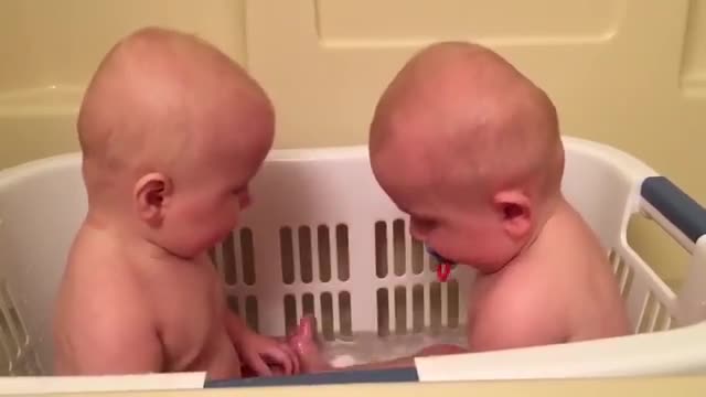 Twins Share A Pacifier - Cutest Moments - KYOOT